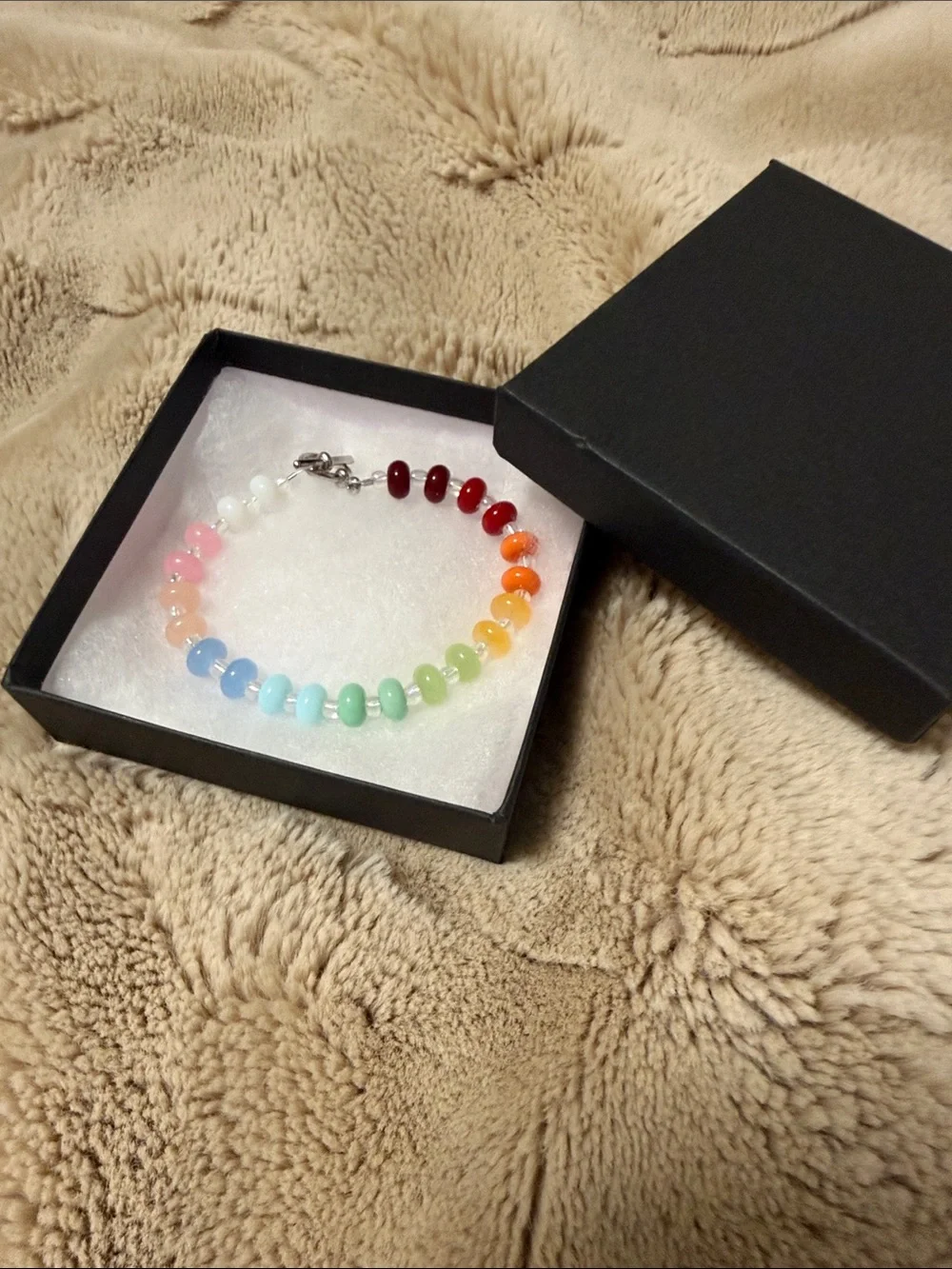 Rainbow Multicolor Beaded Bracelet - Women Jewelry